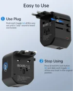 TA-103PD Universal Travel Adapter PD 20W - Image 4