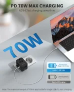 TA-105 Pro Universal Travel Adapter GaN 70W - Image 6