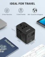 TA-105 Pro Universal Travel Adapter GaN 70W - Image 3