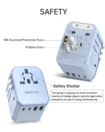 TA-105C Universal Travel Adapter - Image 4