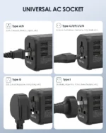 TA-205 Universal Travel Adapter PD 35.5W - Image 5